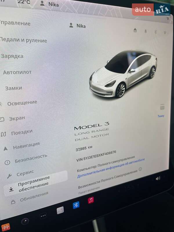 Седан Tesla Model 3 2019 в Ужгороді