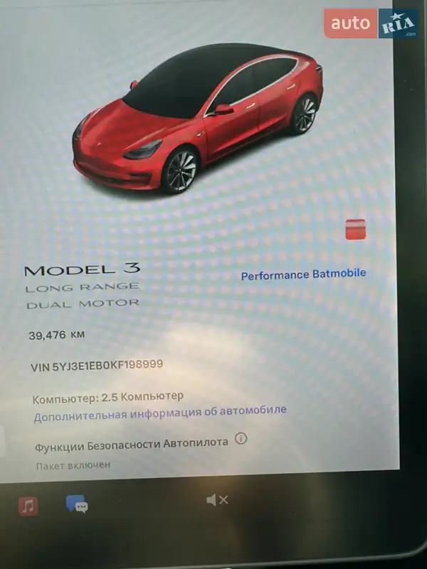 Седан Tesla Model 3 2019 в 