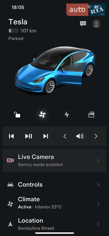 Седан Tesla Model 3 2018 в Одессе