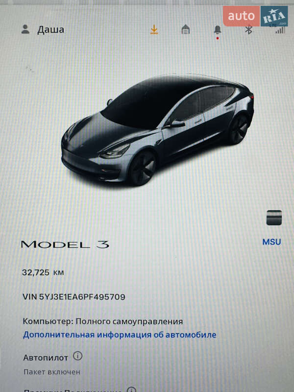 Седан Tesla Model 3 2023 в Кривом Роге фото 9 Седан Tesla Model 3 2023 в Кривом Роге