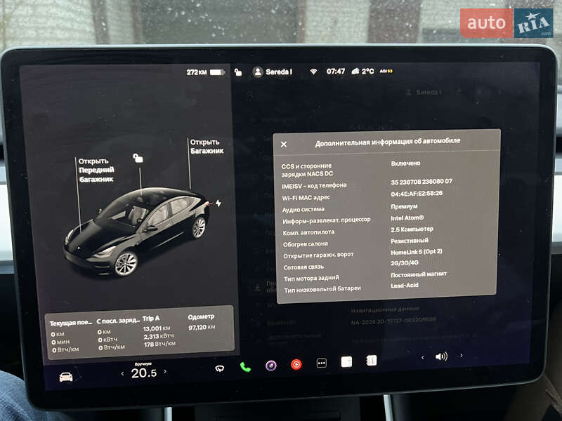 Седан Tesla Model 3 2018 в Долине