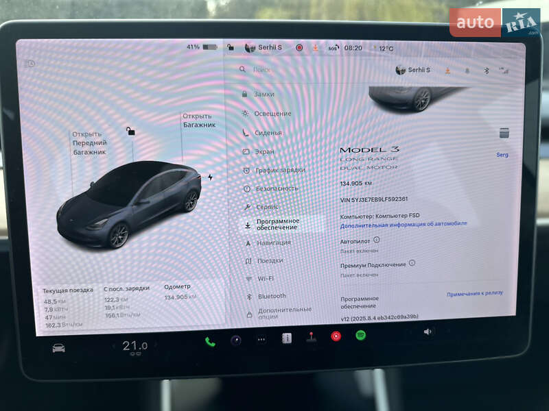 Седан Tesla Model 3 2019 в Кременчуге фото 14 Седан Tesla Model 3 2019 в Кременчуге