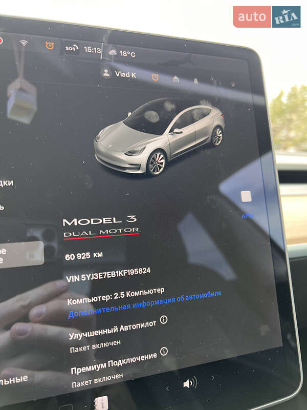 Седан Tesla Model 3 2019 в Сквирі