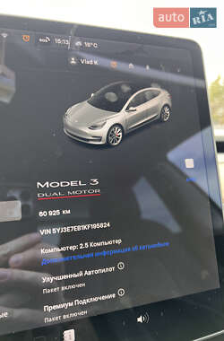 Седан Tesla Model 3 2019 в 