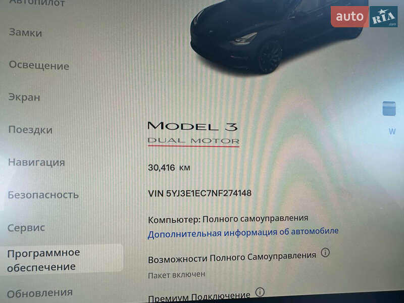 Седан Tesla Model 3 2022 в Киеве