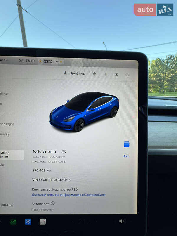 Седан Tesla Model 3 2019 в Днепре фото 17 Седан Tesla Model 3 2019 в Днепре