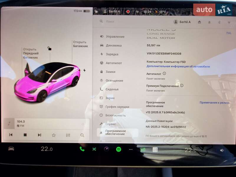 Седан Tesla Model 3 2021 в Одессе