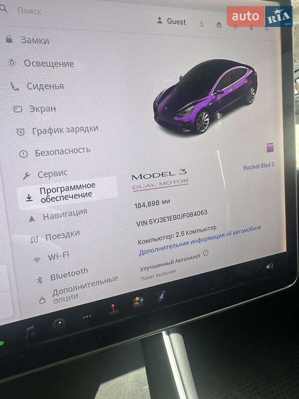 Седан Tesla Model 3 2018 в 
