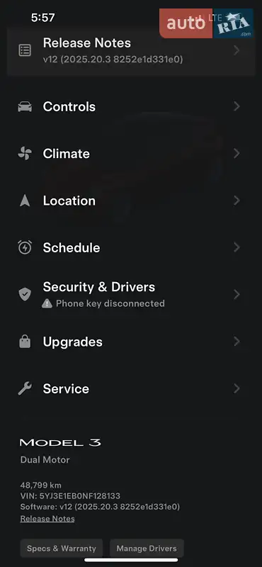 Седан Tesla Model 3 2021 в 