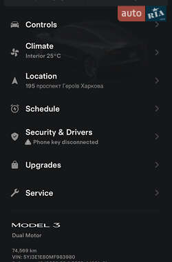 Седан Tesla Model 3 2021 в 