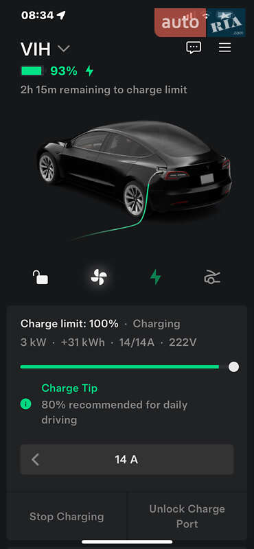 Седан Tesla Model 3 2021 в Одесі