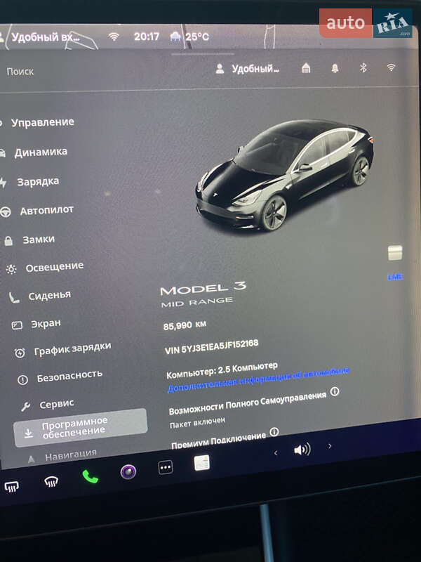 Седан Tesla Model 3 2018 в Кам'янському