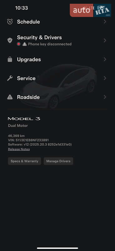 Седан Tesla Model 3 2022 в Києві