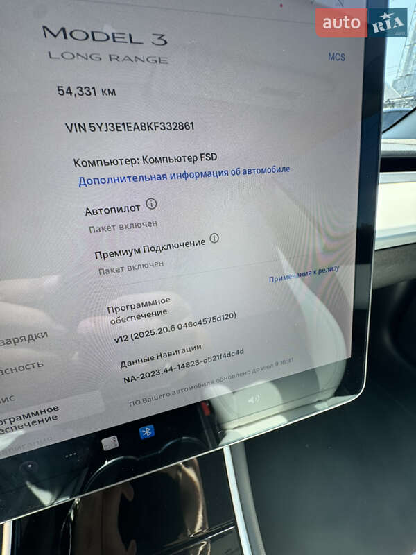 Седан Tesla Model 3 2019 в Дніпрі