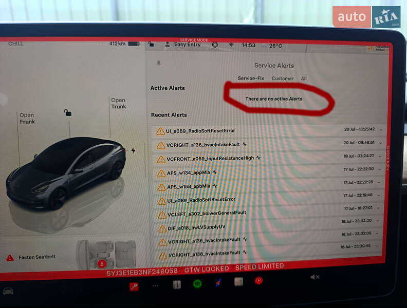 Седан Tesla Model 3 2022 в Вінниці