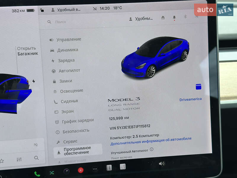Седан Tesla Model 3 2018 в Луцке