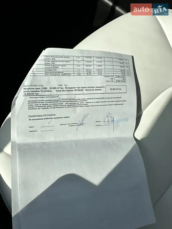 Седан Tesla Model 3 2019 в Киеве документ