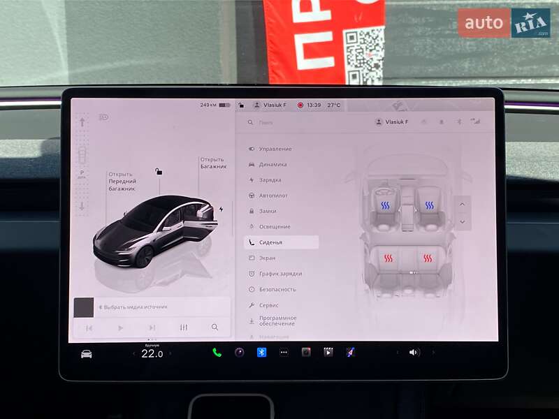 Седан Tesla Model 3 2024 в Киеве