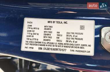 Седан Tesla Model 3 2024 в 