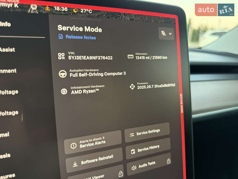 Седан Tesla Model 3 2022 в Дніпрі