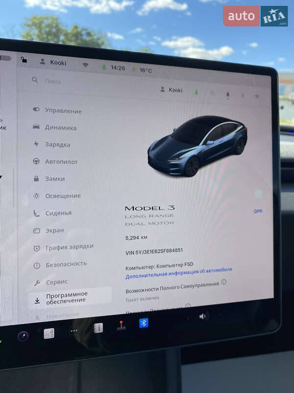 Седан Tesla Model 3 2024 в Киеве
