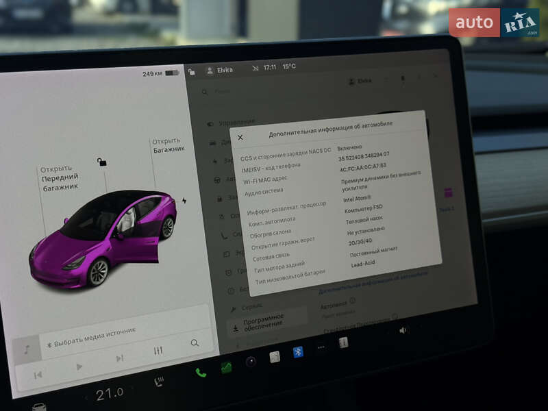 Седан Tesla Model 3 2021 в Ивано-Франковске