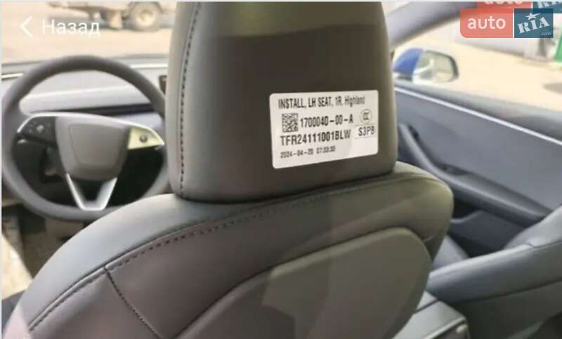 Седан Tesla Model 3 2024 в Києві