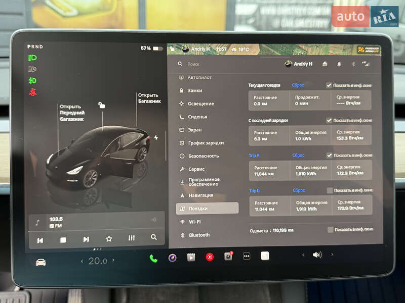 Седан Tesla Model 3 2022 в Стрию