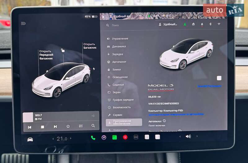 Седан Tesla Model 3 2021 в Вінниці фото 26 Седан Tesla Model 3 2021 в Вінниці