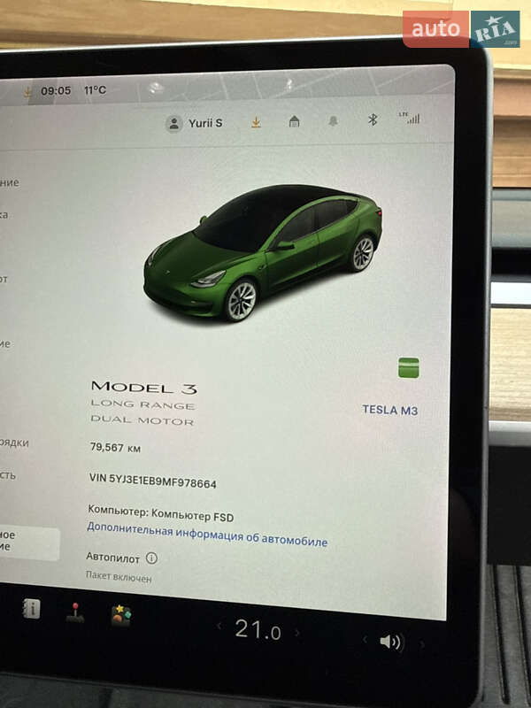 Седан Tesla Model 3 2021 в Ужгороде фото 24 Седан Tesla Model 3 2021 в Ужгороде