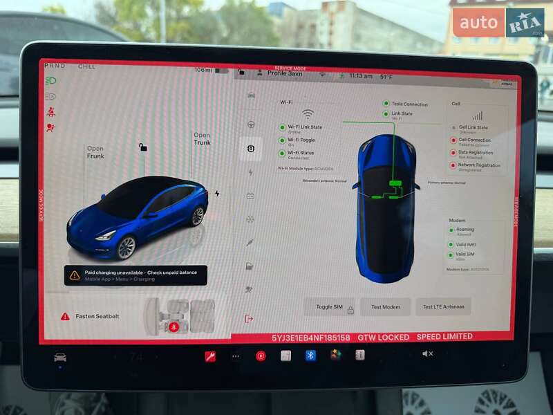 Седан Tesla Model 3 2022 в Луцке
