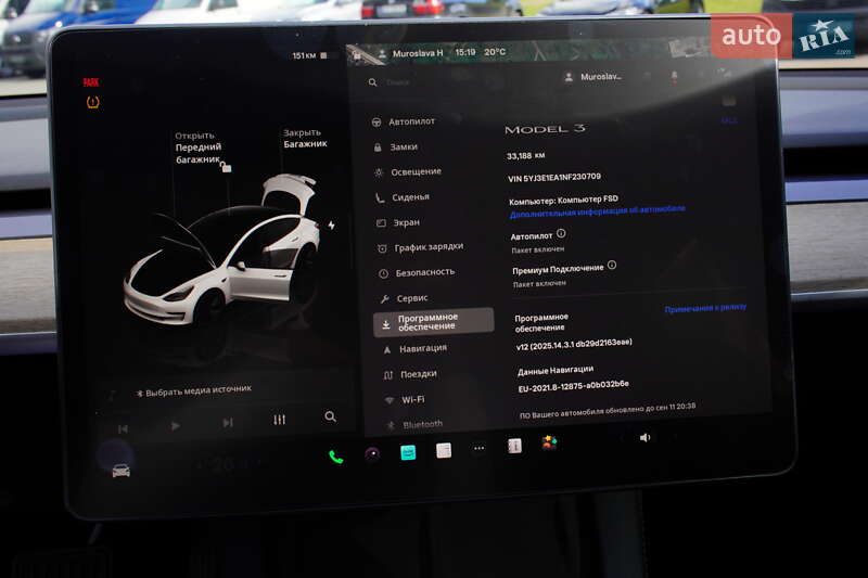 Седан Tesla Model 3 2022 в Житомирі фото 22 Седан Tesla Model 3 2022 в Житомирі