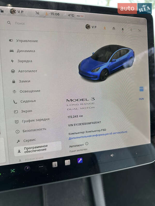 Седан Tesla Model 3 2021 в Львові