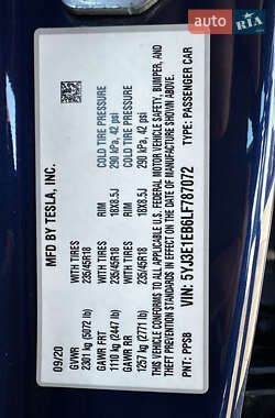 Седан Tesla Model 3 2020 в Одесі