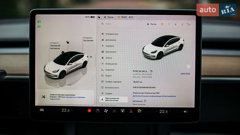 Седан Tesla Model 3 2022 в Черновцах фото 30 Седан Tesla Model 3 2022 в Черновцах