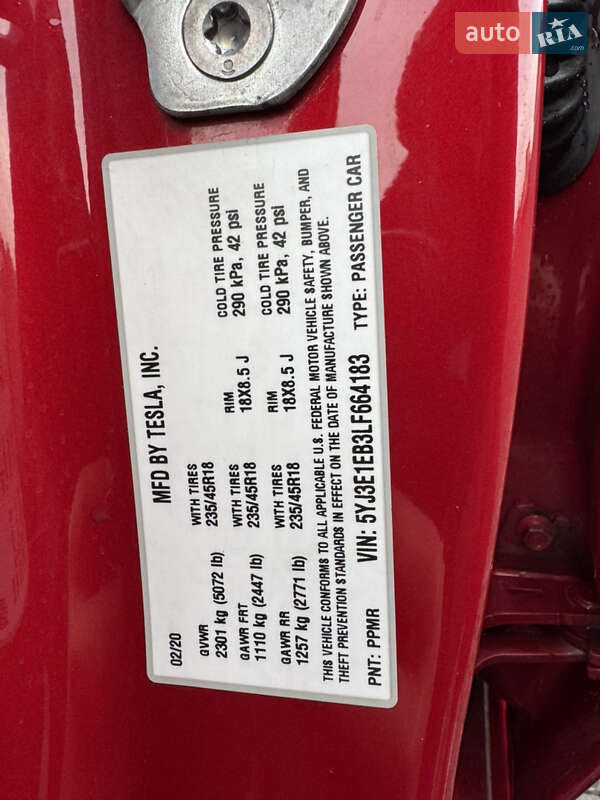 Седан Tesla Model 3 2020 в Луцке фото 25 Седан Tesla Model 3 2020 в Луцке