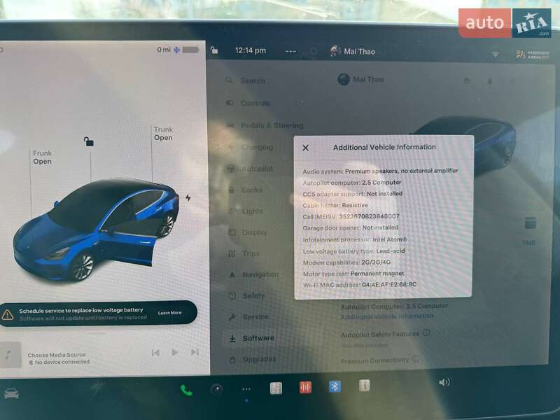 Седан Tesla Model 3 2019 в Луцке
