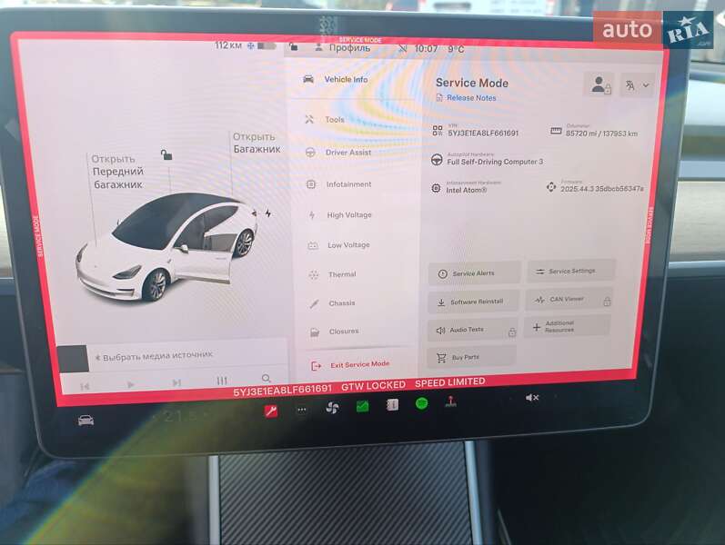Седан Tesla Model 3 2020 в Одессе фото 10 Седан Tesla Model 3 2020 в Одессе