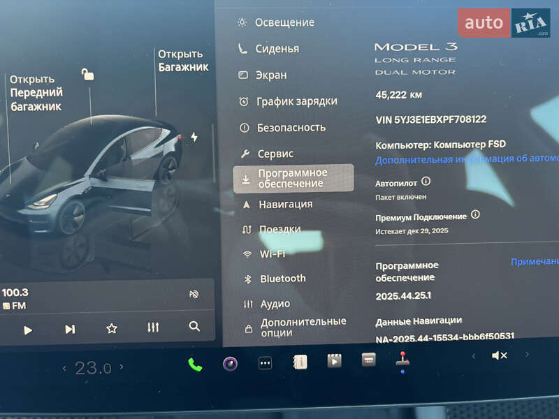 Седан Tesla Model 3 2023 в Ивано-Франковске фото 17 Седан Tesla Model 3 2023 в Ивано-Франковске