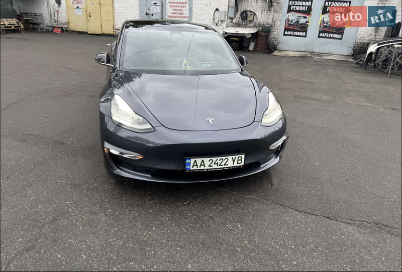 2020 Tesla Model 3, VIN 5YJ3E1EB1LF649729:plate — фото 1 (autoria)