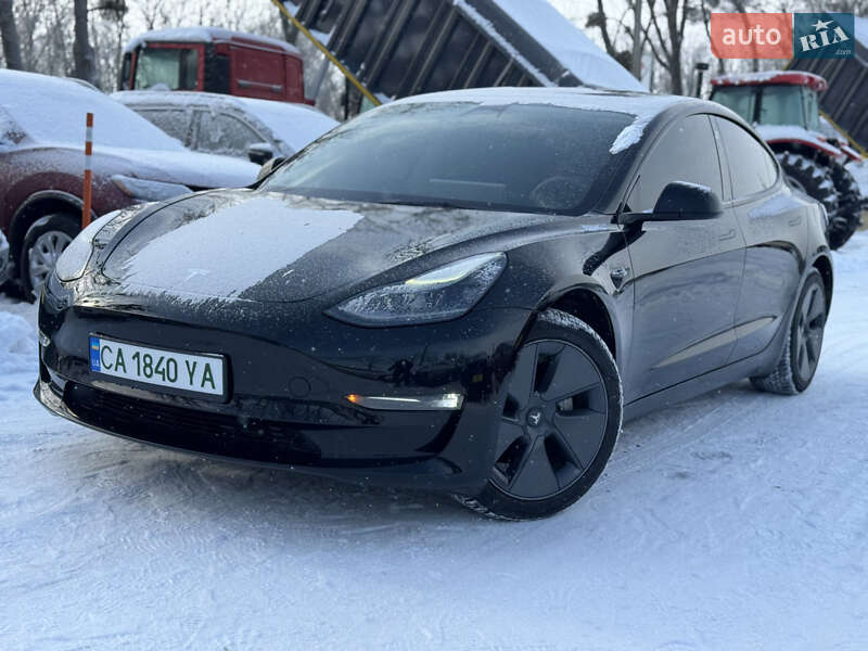 2022 Tesla Model 3, VIN 5YJ3E1EB6NF334914:plate — фото 1 (autoria)