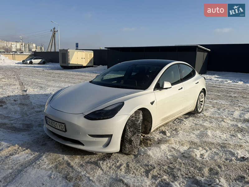 2022 Tesla Model-3, VIN 5YJ3E1EA2NF249415:plate — фото 1 (autoria)