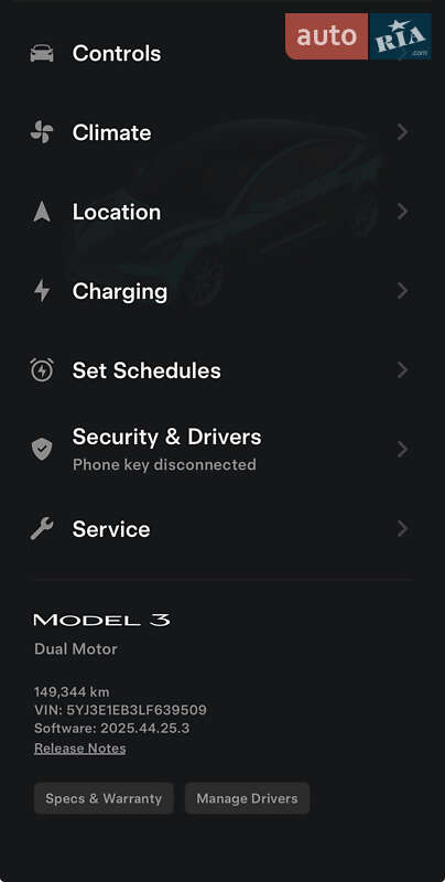 Седан Tesla Model 3 2020 в Хмельницькому