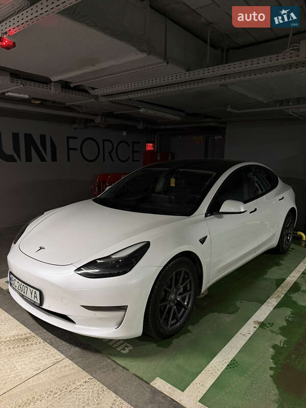 2021 Tesla Model-3, VIN SYJ3E1EA1MF961235:plate — фото 1 (autoria)