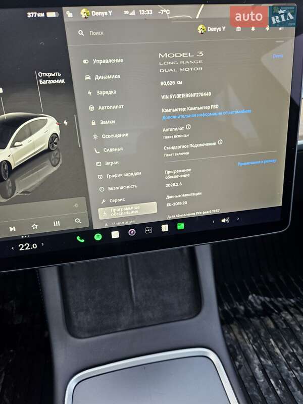 Седан Tesla Model 3 2022 в Харькове фото 6 Седан Tesla Model 3 2022 в Харькове