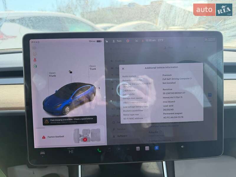 Седан Tesla Model 3 2018 в Луцьку