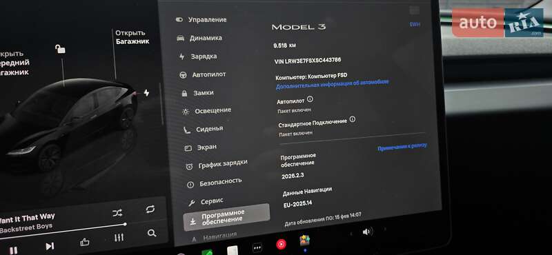 Седан Tesla Model 3 2025 в Мукачевому