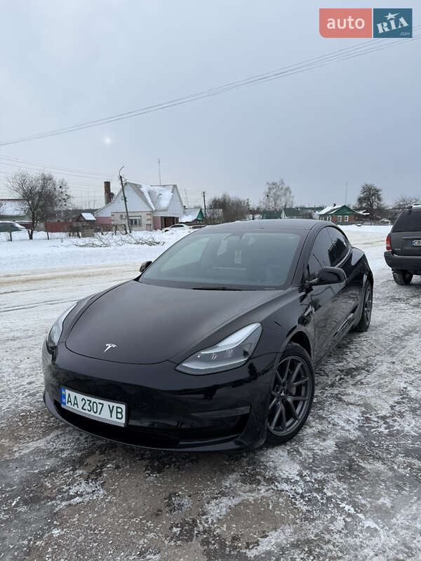 2021 Tesla Model 3, VIN 5YJ3E1EB9NF128731:plate — фото 1 (autoria)