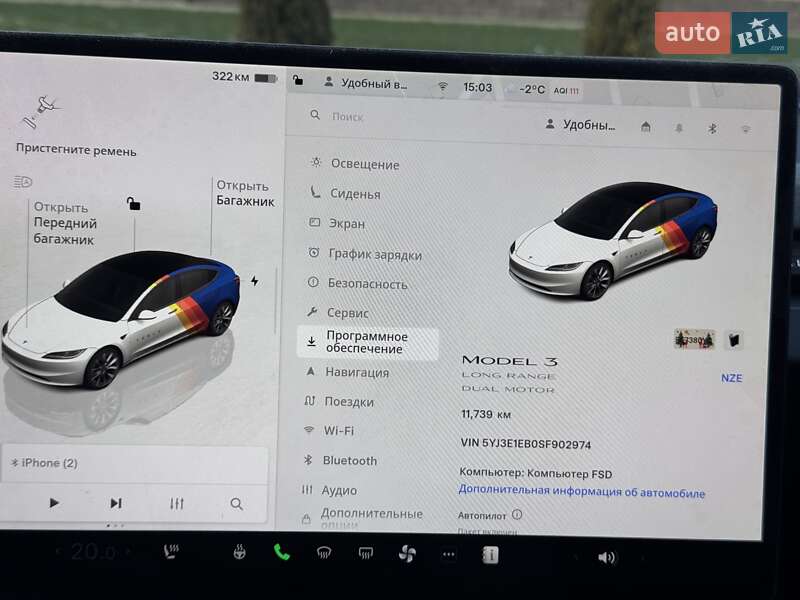 Седан Tesla Model 3 2024 в Стрые