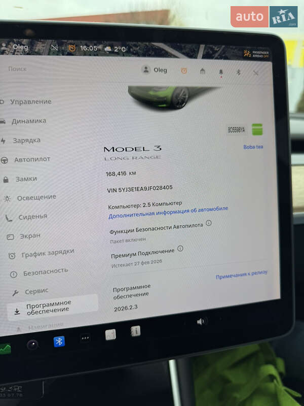 Седан Tesla Model 3 2018 в Львові